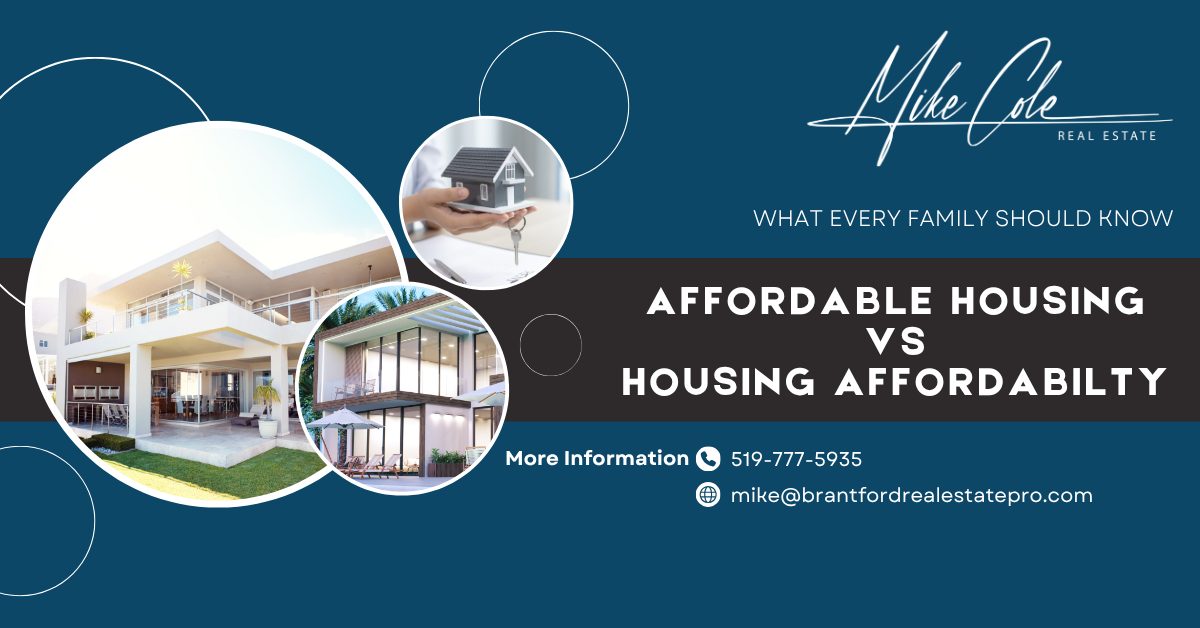 Blog Cover Image The Difference Between Affordable Housing and Housing Affordability: What Every Brantford Family Should Know